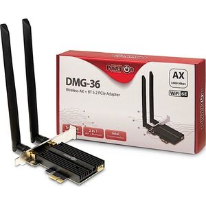 Karta sieciowa Inter-Tech Inter-Tech Wi-Fi6E+ BT5.2 PCIe Adapter