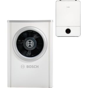 Bosch Pompa ciepła Monoblok z naściennym modułem wewnętrznym CS7000iAW 17 ORE-T (kolor biały) (moc grzewcza 14,4 kW)