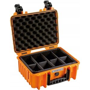 Walizka foto B&W International B&W Outdoor Case Type 3000 orange incl. divider system