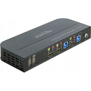 Przełącznik Delock DeLOCK Switch HDMI KVM 4K 60Hz w. USB 3.0 + A - 11481