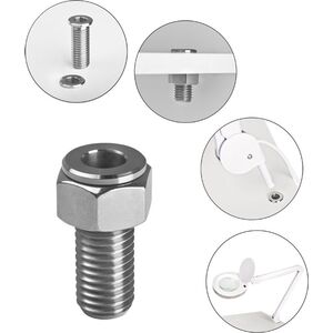 MAXlight Uchwyt lampy-lupy tube inox