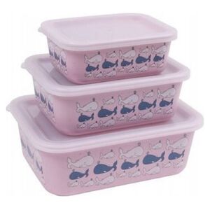 Stoneline Stoneline | Awave Set of storage box | 21940 | Storage box | 3 pc(s) | Dishwasher proof | Rose