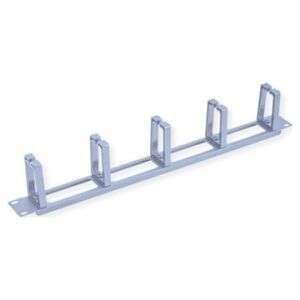 Value Panel przedni VALUE 19, 5 uchwytów kablowych typu C, przepust kablowy, RAL 7035 jasnoszary