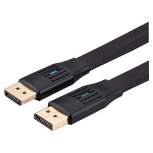 Kabel Triton VALUE Kabel DisplayPort, v1.4, płaski, DP M/M, czarny, 1 m