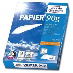AVERY Avery Premium 2563 - Vit - A4 (210 x 297 mm) - 90 g/m² - 500 ark vanligt papper