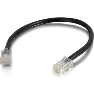 C2G C2G 1m Cat5e Non-Booted Unshielded (UTP) Network Patch Cable - Black, 1 m, Cat5e, U/UTP (UTP), RJ-45, RJ-45