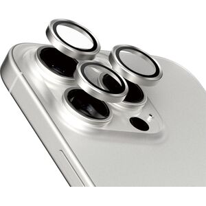 PanzerGlass PanzerGlass Hoops iPhone 15 Pro, Pro Max White Titanium