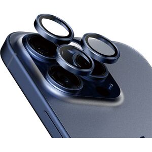 PanzerGlass PanzerGlass Hoops iPhone 15 Pro, Pro Max Blue Titanium