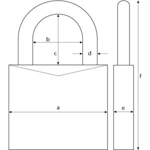 Synology PADLOCK ABUS 24670 70X82 MM