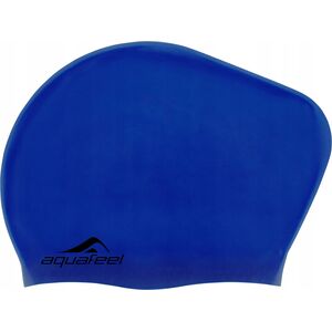 Aquafeel Swimming cap silicone AQUAFEEL 30404 43 blue/navy long hair