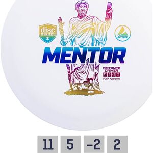 Discmania Discgolf DISCMANIA Distance Driver MENTOR Active White 11/5/-2/2