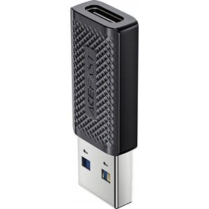 Προσαρμογέας Acefast USB Προσαρμογέας Acefast J2 USB-C 3.0 (Γυναίκα) σε USB-A 3.0 (Άνδρας) 5Gb/s - Μαύρο 14206896 6974316283003