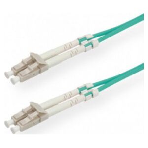 Triton Kabel światłowodowy zworkowy, 50/125µm, LC/LC, OM3, turkusowy, 3 m