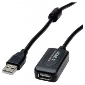 Kabel USB Secomp VALUE Kabel przedłużający USB 2.0, aktywny z Repeaterem, czarny, 5 m
