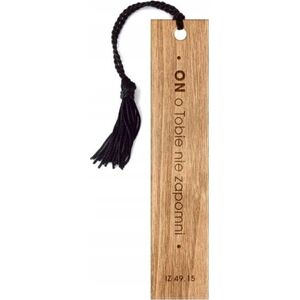 Cozywood Zakładka drewniana - ON o Tobie nie zapomni