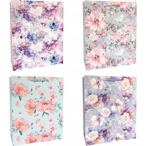 Incood Torba prezentowa 26x32 pastelowe róże