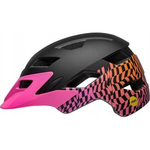 Bell Kask juniorski BELL SIDETRACK INTEGRATED MIPS wavy checks matte pink roz. Uniwersalny (50–57 cm) (NEW 2024)