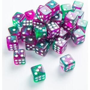 Gamegenic Gamegenic: Galaxy Series - D6 Dice Set (12 mm) - Aurora