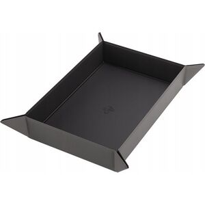 Gamegenic Gamegenic: Magnetic Dice Tray - Rectangular - Black/Gray