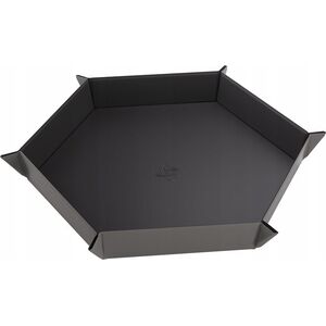 Gamegenic Gamegenic: Magnetic Dice Tray - Hexagonal - Black/Gray