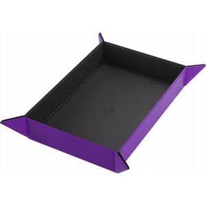 Gamegenic Gamegenic: Magnetic Dice Tray - Rectangular - Black/Purple