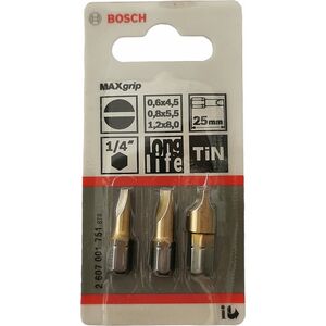 Bosch Bosch BITS MAXgrip LIGE L:25 MM 3 STK