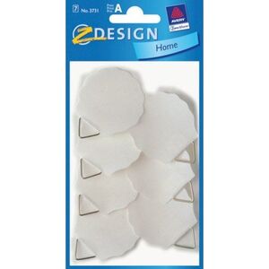 Avery Zweckform AVERY Zweckform Bildaufhänger selbstklebend 40 mm x 40 mm weiß