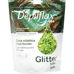 Depilator Activeshop Depilflax 100 elastyczny wosk do depilacji o niskiej temperaturze topnienia perłowy Jade 1000 g