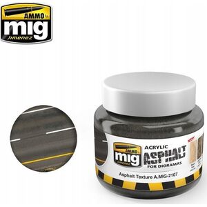 Vallejo Ammo: Acrylic Mud for Dioramas - Asphalt Ground (250 ml)