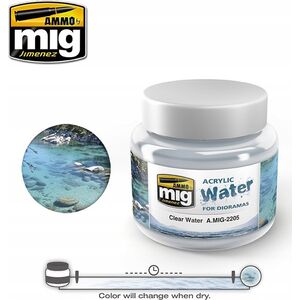 Vallejo Ammo: Acrylic Water - Slow River Waters (250 ml)