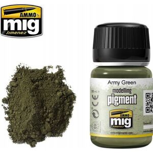 Vallejo Ammo: Modelling Pigment - Army Green (35 ml)