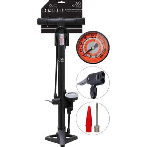 XQMax POMPKA WARSZTATOWO ROWEROWA XQMAX PRO 160Psi (11Bar) Z MANOMETREM MAŁA PODSTAWA