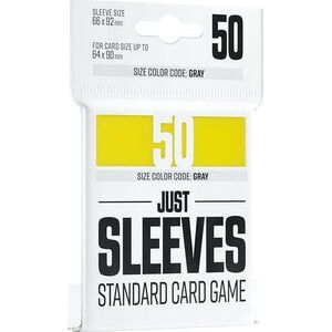 Gamegenic Gamegenic: Just Sleeves - Standard Card Game Sleeves (66x91 mm), ¯ó³te, 50 sztuk