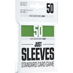 Gamegenic Gamegenic: Just Sleeves - Standard Card Game Sleeves (66x91 mm), Zielone, 50 sztuk