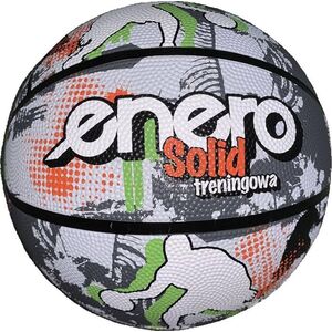 Enero PIŁKA DO KOSZYKÓWKI ENERO SOLID R.7 SZARO-BIAŁA