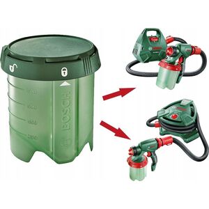Bosch Bosch Farbbehälter 1000 ml, Systemzubehör für PFS 3000-2 und PFS 5000 E (1600A001GG)