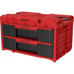 Qbrick Tool box with drawers Qbrick System ONE 2.0 DRAWER 2 Plus TOOLBOX EXPERT RED Ultra HD Custom