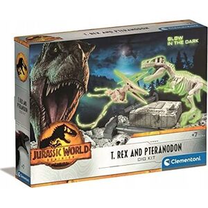 Clementoni Kasimo rinkinys Clementoni Jurassic World Dig T-Rex E Pteranodon