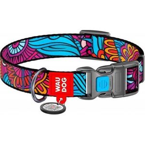 Collar Obroża nylonowa z kodem QR dla psa Waudog "Lato", rozmiar XL