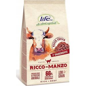 Life Pet Care LIFE CAT 400g RICH IN BEEF LOW GRAIN  /6