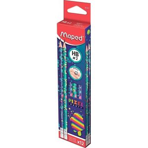 Teka Ołówek z gumk± Pixel HB (12szt) MAPED