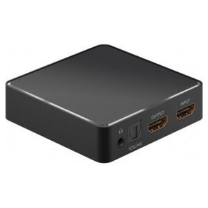 Goobay goobay HMDI audio extractor 4K @ 30 Hz, HDMI splitter (black)