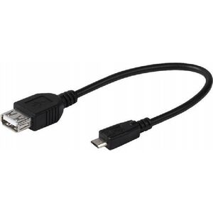 Kabel USB Vivanco Vivanco cable microUSB - USB OTG 0.15m (45298)