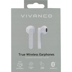 Słuchawki Vivanco Vivanco wireless headset Smart Air Pair, white (60599)