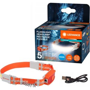 Latarka Osram Ledvance Latarka czołowa Akumulatorowa 300lm 3W 6500K 5 trybów światła