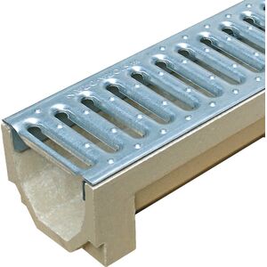 ACO DRAIN CHAN WITH GALV STEEL GRAT 1.0M H90