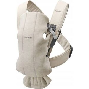 BabyBjorn BABYBJORN nešioklė MINI 3D JERSEY, light beige, 021087
