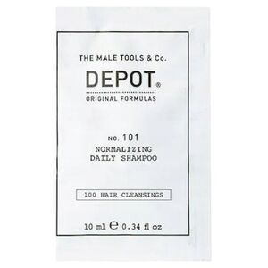 Milk Shake Depot, 100 Hair Cleansing No. 101, Botanical Complex, Hair Shampoo, Normalizing, 10 ml For Men