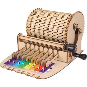 UGEARS Smartivity Drewniane Mechaniczne Puzzle 3D - Muzyczna Maszyna Ksylofon