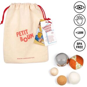 B.Toys Petit Boum, Zestaw 5 piłek sensorycznych